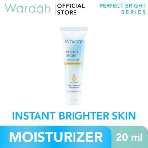 Wardah Perfect Bright Moisturizer SPF 28 20 ml - Pelembab dengan brightening powder