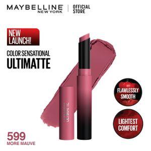 Maybelline Color Sensational Ultimatte Lipstick - Lipstik Matte Lightweight Lipstick Lip Make Up - 1.7gr