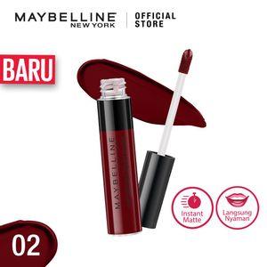 Maybelline Sensational Liquid Matte Lipstick Make Up - Lipstick Matte Cair Ringan Yang Tahan Lama Dengan Warna Intens