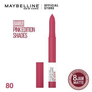 Maybelline Superstay Ink Crayon Lipstick - Longwear + Matte - Makeup [Lipstik Matte Tahan Lama 8 Jam]