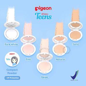 PIGEON TEEN Compact Powder + UV Protection 14gr (FULL / REFIL) - Innocent / Natural