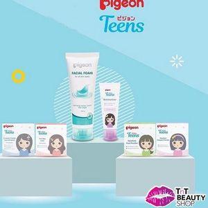 [VIP] PIGEON Teens Moisturizer - Facial Foam - Two Way Cake - Compact Powder - Face Powder <