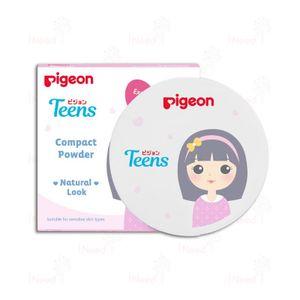 PIGEON TEENS Compact Powder Natural look 14Gr - Refill + puff