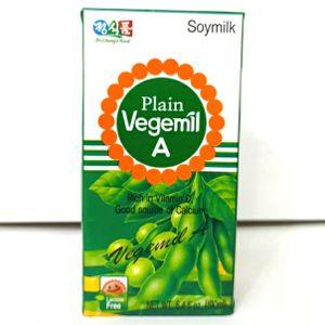 vegemil a plain soy milk plain 190 ml