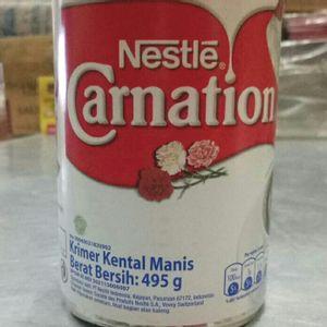 susu kental manis carnation 495 gr  kaleng .