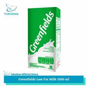 susu greenfields uht low fat 1000ml