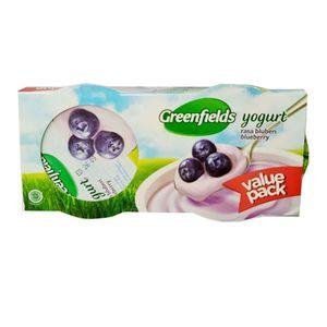 greenfields yogurt blueberry 2x125g