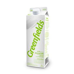greenfields skimmed milk 1 ltr