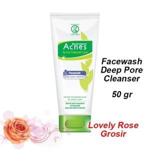 acnes face wash deep pore cleanser 50 gram