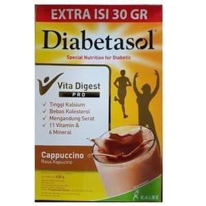 diabetasol milk cappucino 600gr