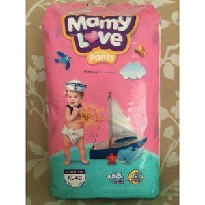 mamy love pant xl 40 diaper popok pampers celana