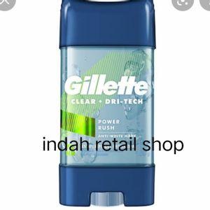 gillette clear gel power rush 107g