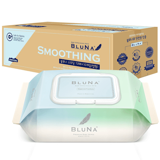 Best Selling Baby Wipes - Bluna Smoothing Premium Embossing Baby Wet Wipes