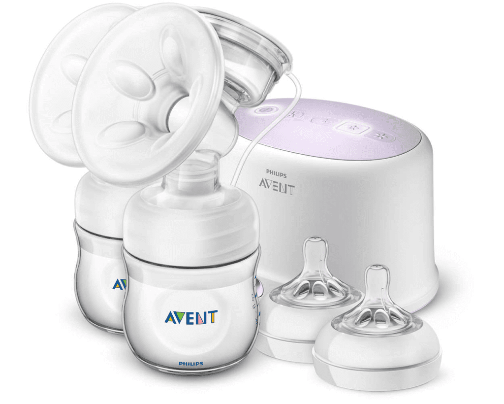 Breast Pump With The Most Comfortable Massage Cushions - Philips Avent Twin Electric Breast Pump