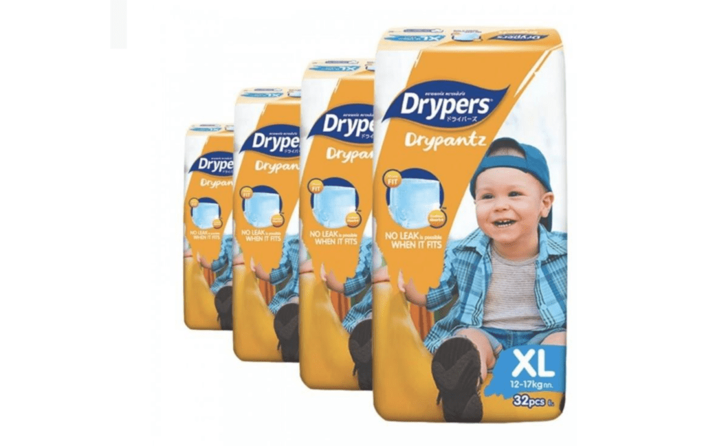 Drypers Drypantz Carton Sales