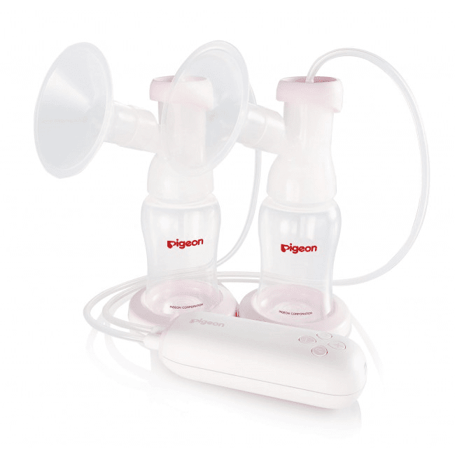 Lightest and Most Affordable Double Breast Pump - Pigeon GoMini Electric Double Breast Pump