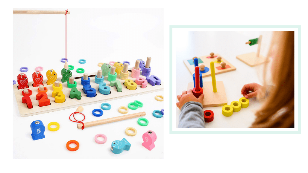 Wooden Educational Stacking Board