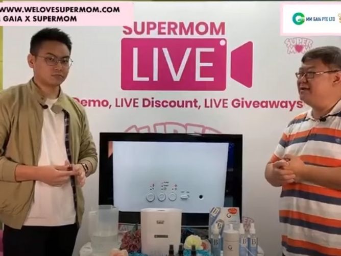 SuperMom x MMGaia Air Humidifier Livestream!