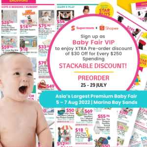 Preorder discount of Supermom x Shopee Baby Fair Pre order sale