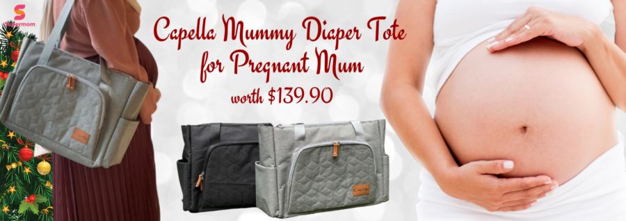 capella mummy diaper tote bag campaign