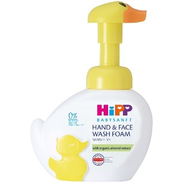 HiPP Babysanft Hand & Face Wash Foam 250ml