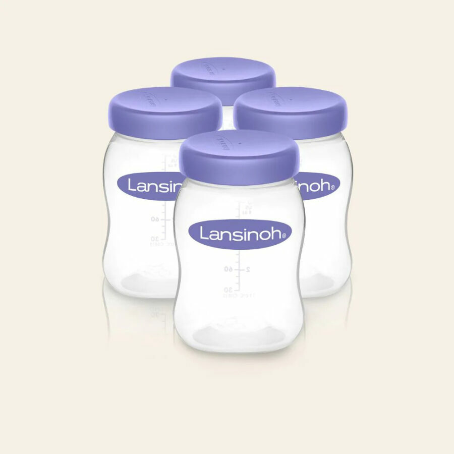 lansinoh breast milk storage bottles