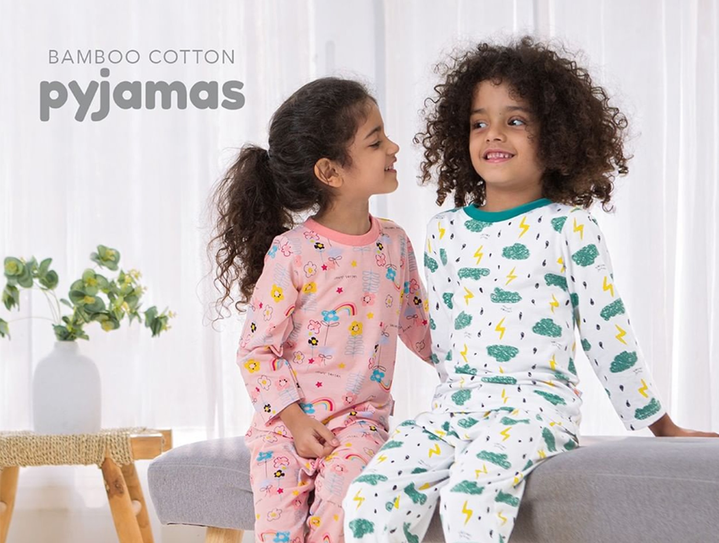 velvet junior bamboo cotton pyjamas