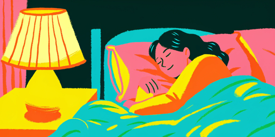 woman-having-uninterrupted-sleep