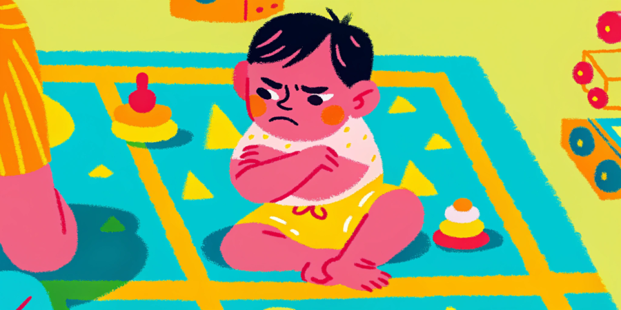 toddler with a sensitive tummy