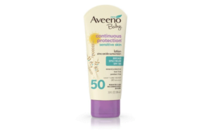 Aveeno Baby Sunscreen - Zinc Oxide Sensitive Skin Lotion SPF 50