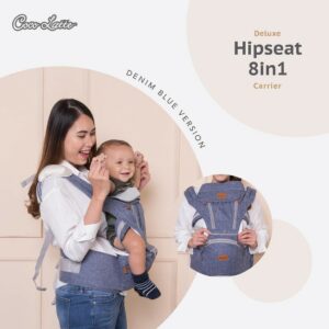 4. Cocolatte Deluxe Hipseat 8 in 1 Carrier