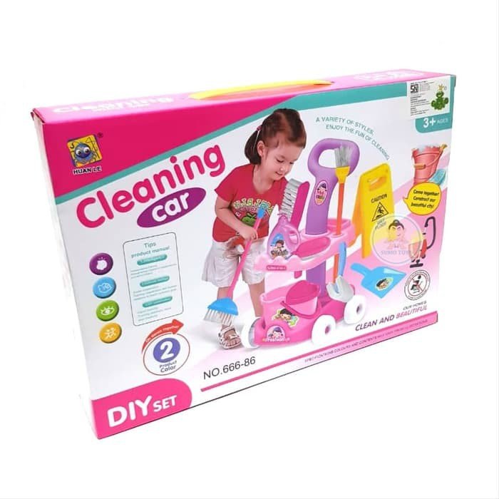 3. Premium Toys Cleaning Car DIY Set