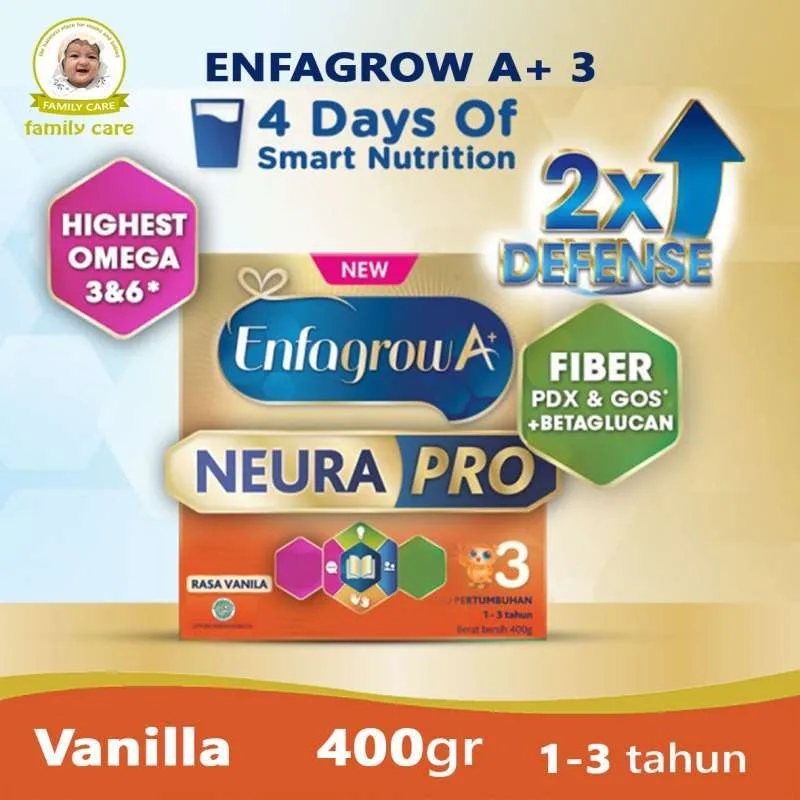 4. Rekomendasi Susu Formula: Enfagrow A+ 3 Vanila- 400g