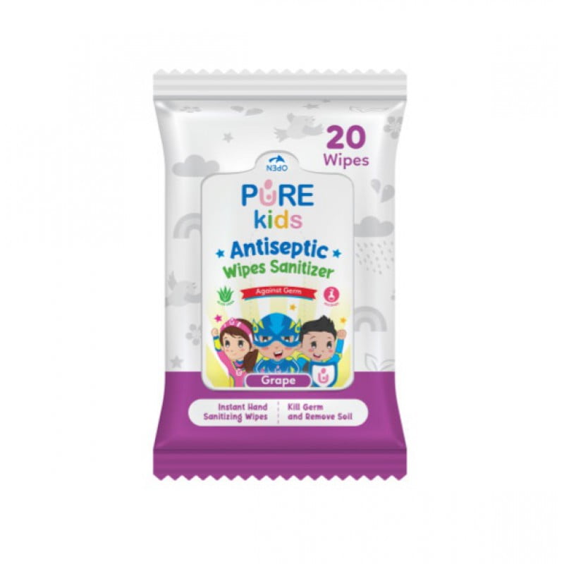 5. Pure Kids Antiseptic Wipes Sanitizer
