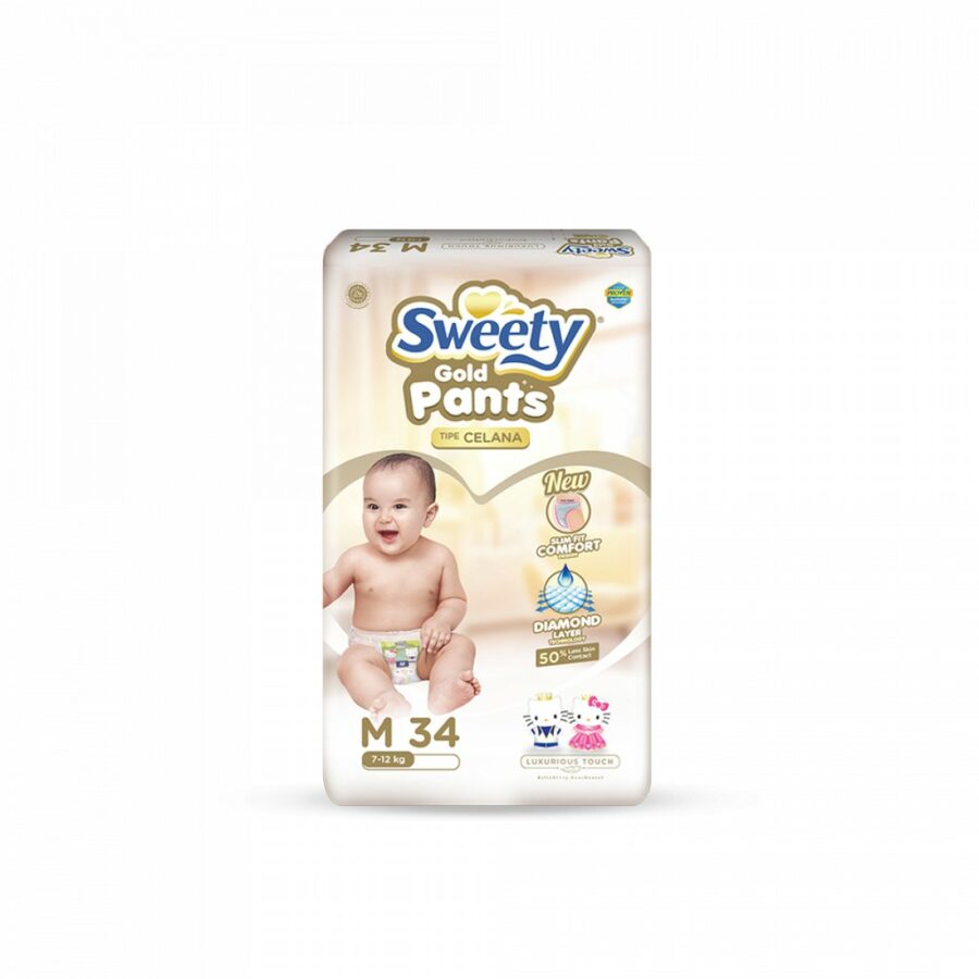 5. Rekomendasi Popok bayi Sweety Gold Pants