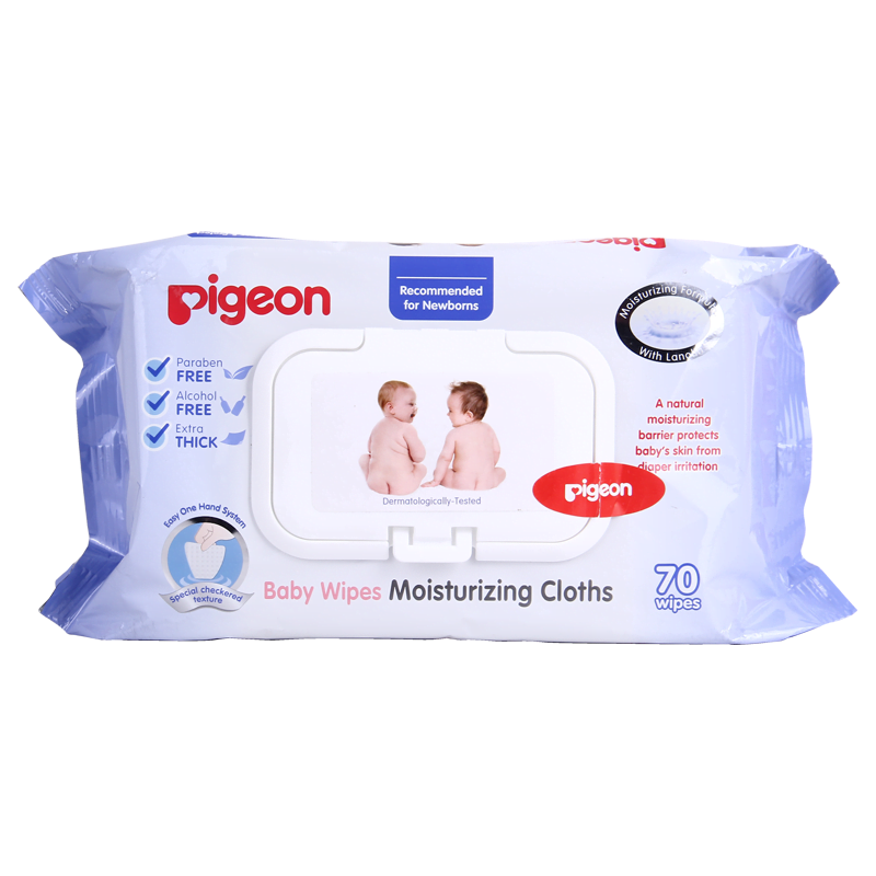 7. Tisu Basah Bayi Pigeon Baby Wipes Moisturizing Cloth