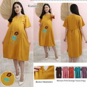 Rekomendasi Baju Hamil Dress Santai