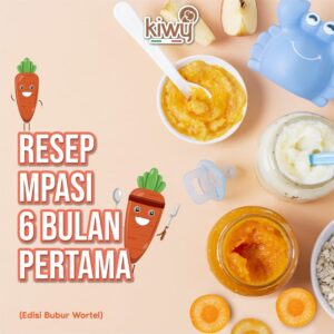Resep MPASI 6 Bulan Bubur Wortel
