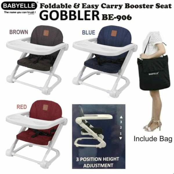 Babyelle BE906 Foldable & Easy Carry Booster Seat