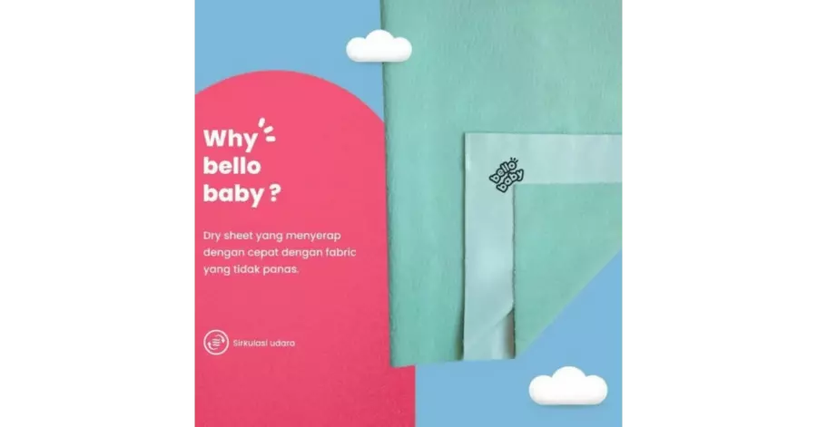 Bello Baby Dry Sheet Perlak Bayi