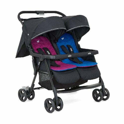 4. Stroller Joie Meet Aire Twin Rosy & Sea