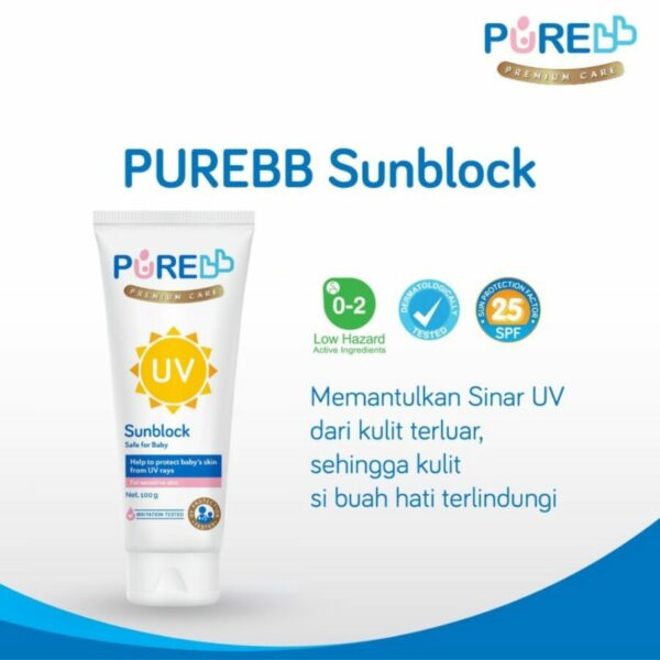 skincare bayi baru lahir Pure bb Sunblock (Sun Protection Care)