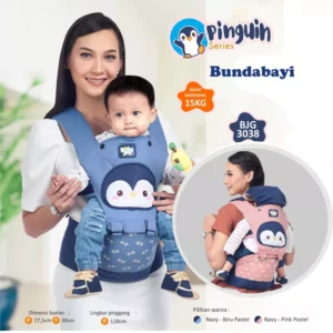 Gendongan Hipseat Pinguin Series