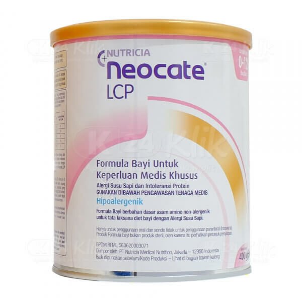 Susu Formula Yang Mendekati ASI Nutricia Neocate LCP