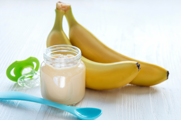 Pisang Puree Buah untuk Bayi 6 Bulan