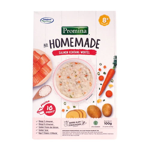Promina Homemade Salmon Kentang Keju Bubur Bayi Terbaik