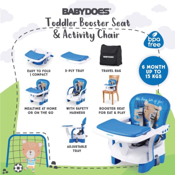 Babydoes Toddler Booster Seat & Activity Chair