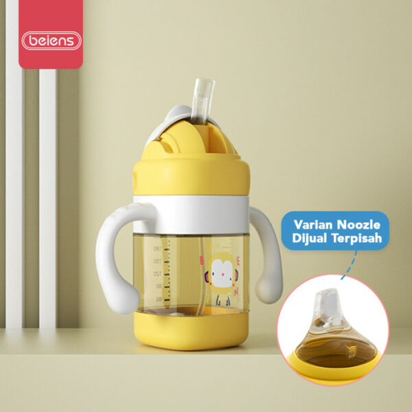 Beiens Training Square Straw Cup Bottle