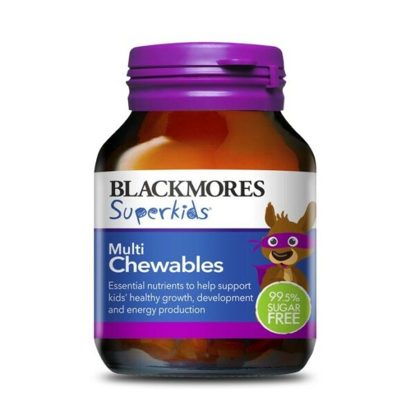 vitamin tulang dan gigi untuk anak Blackmores Superkids Multi Chewables