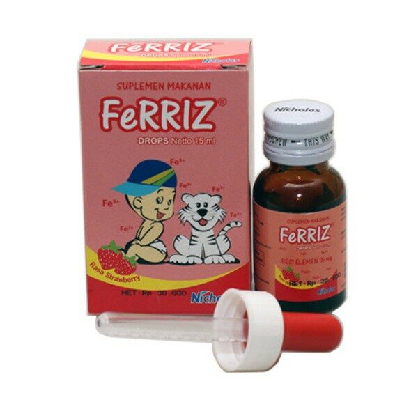Suplemen Zat Besi untuk Bayi Ferriz Drops